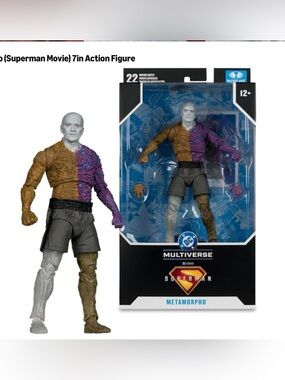 DC Metamorpho Figure in Brown, Purple, Gray & Cream
